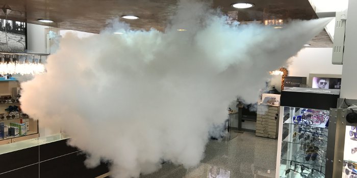 Nebbiogeno per ambienti commerciali e sensibili