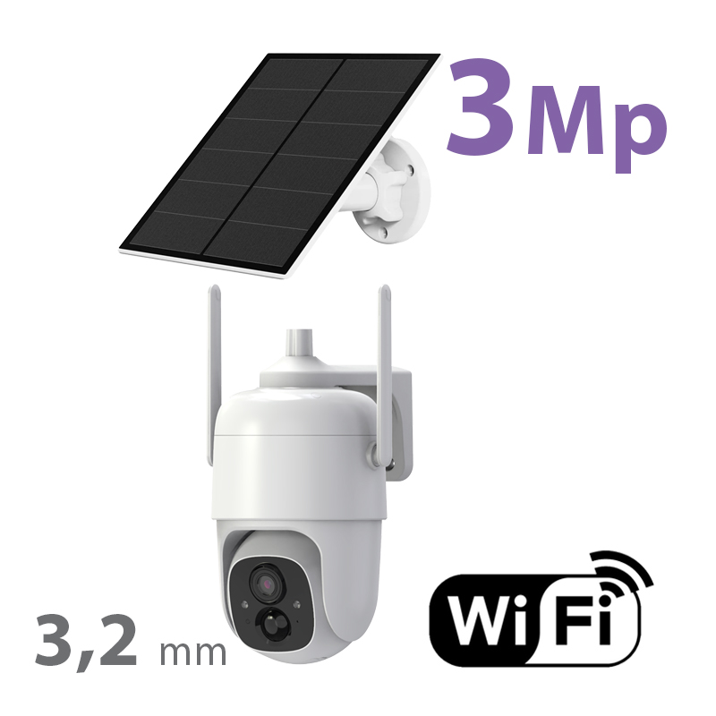 Telecamera Wireless a Batteria con Pannello Solare